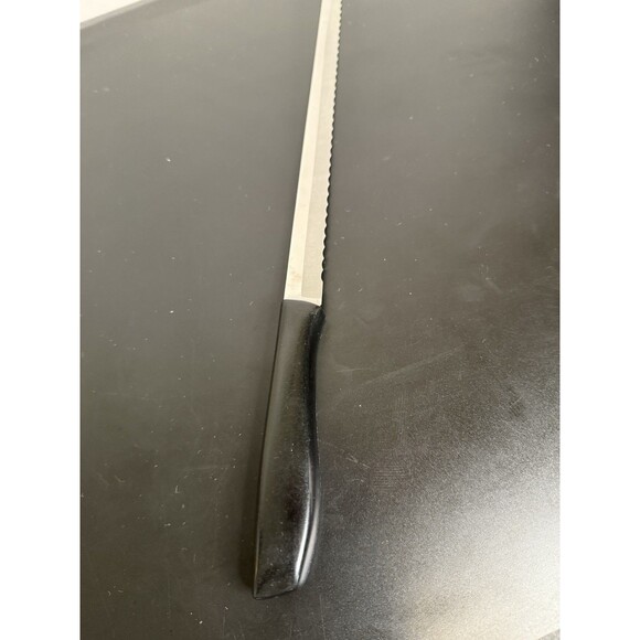Ekco Vanadium Blue Dutch Tulip Knife Hollow Ground Bread Carving 14” VTG - Picture 5 of 6